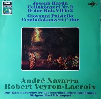 LP Record JOSEPH HAYDN  GIOVANNI PAISIELLO   Joseph Haydn Cellokonzert Nr.2 DD SME95078 Electrola 1966 Germany Classical Used