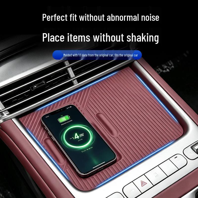 BYD Seal 07 Car Wireless Charging Silicone Pad - Dustproof, Anti-Slip, Interior Protective Accessory