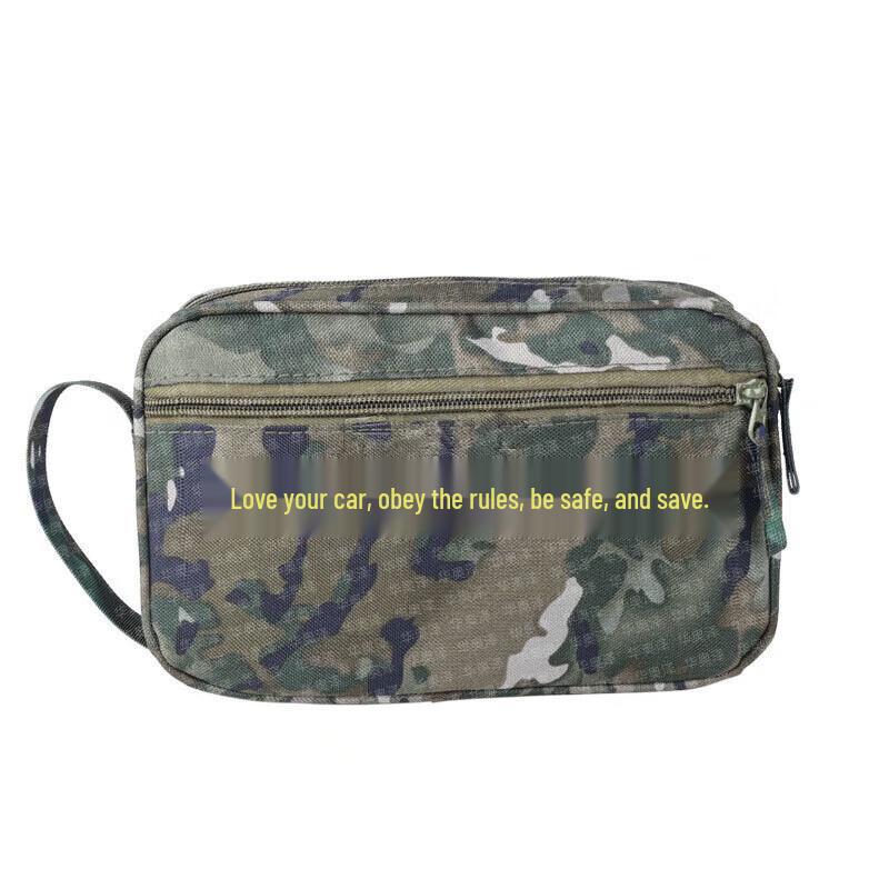 Camouflage Portable Driving Document Bag