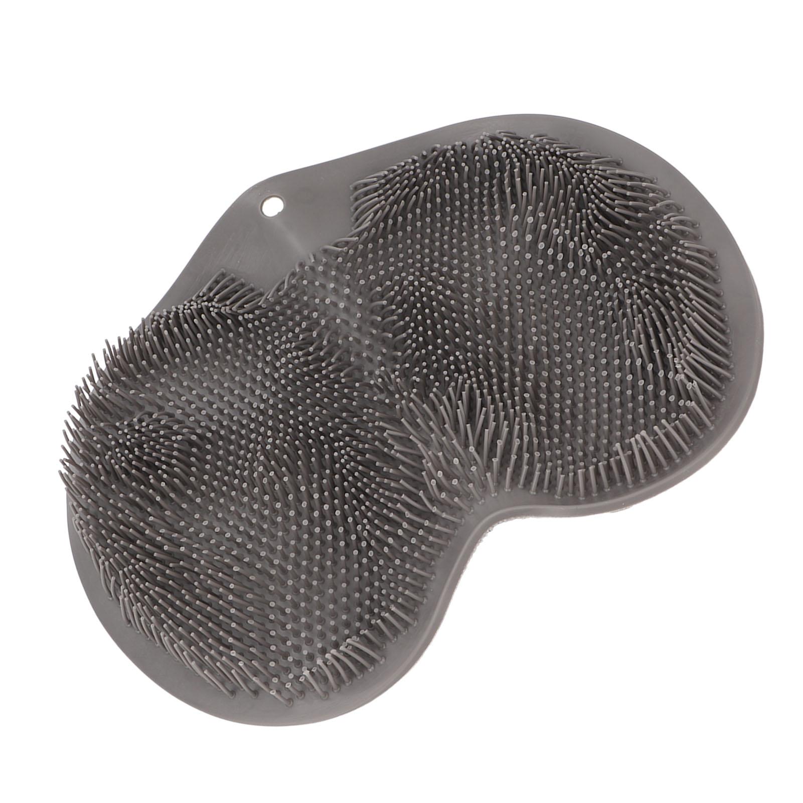 

Свободный от рук скруббер для спины с присоской для мужчин и женщин силиконовый скруббер для душа массажер для ног очиститель