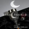 Gothic Crow Crescent Goblet Halloween Decorative Wine Glass Collection Ornament Moon Halloween Goblet