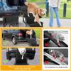 4 Steps Dog Stair Portable Folding Dog Ramps for Car SUV Truck Anti-slip Durable Die-cast Metal Pet Ramp Steps Ladder with Strap