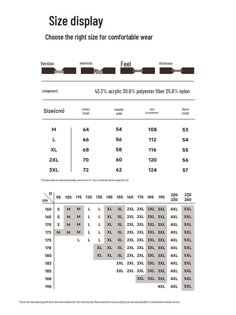 GENIOLAMODE Men's Thick Cable Knit Crew Neck Sweater