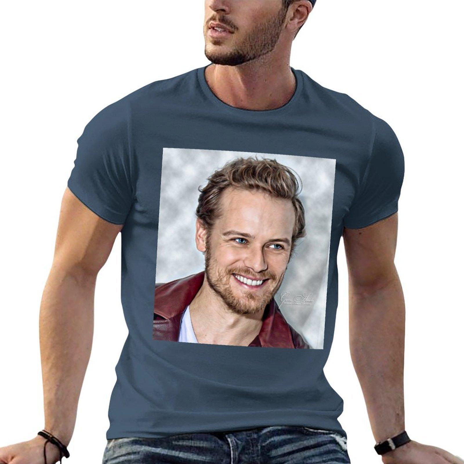 Sam Heughan Tshirt Thanksgiving Day Tee Top S
