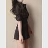 Yuqi Yujie Slim Fit Pleated Shirt Dress - Women's Niche Design, Sexy Long Waist Dress