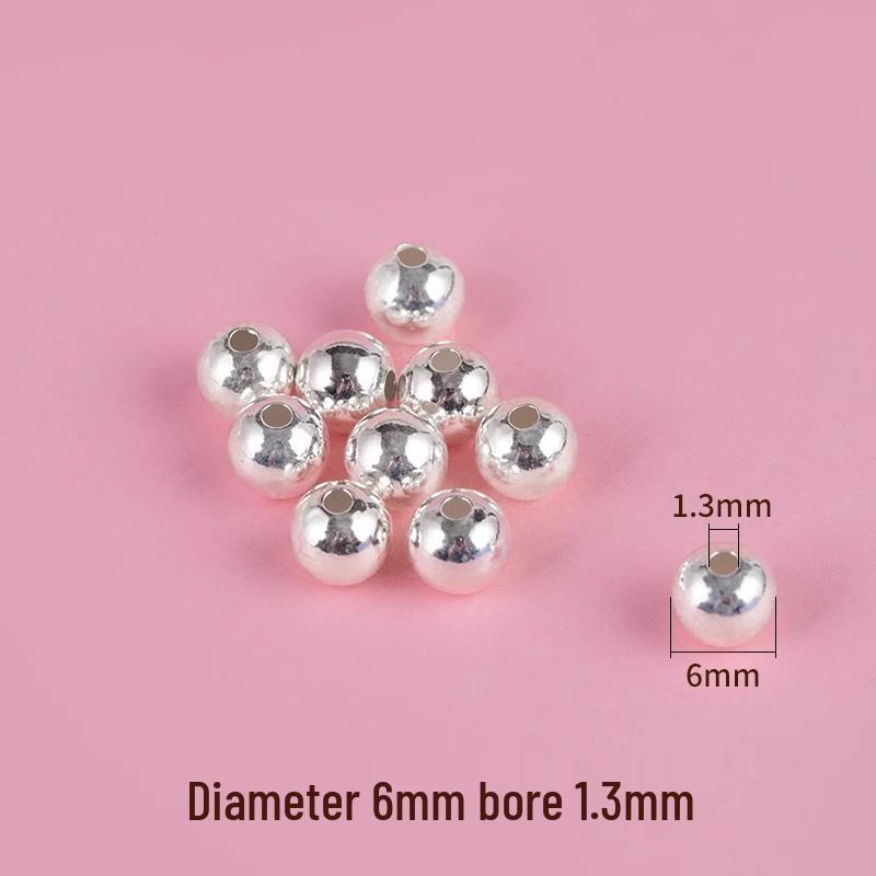 Perles Libres en Argent Sterling 925 pour la Fabrication de Bijoux DIY: Perles intercalaires pour bracelets et colliers