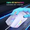 RGBs Illuminates Cord Opticals Mouse Hollows Design 6 Programmable Button 6400DPI For Desktop Office Gaming