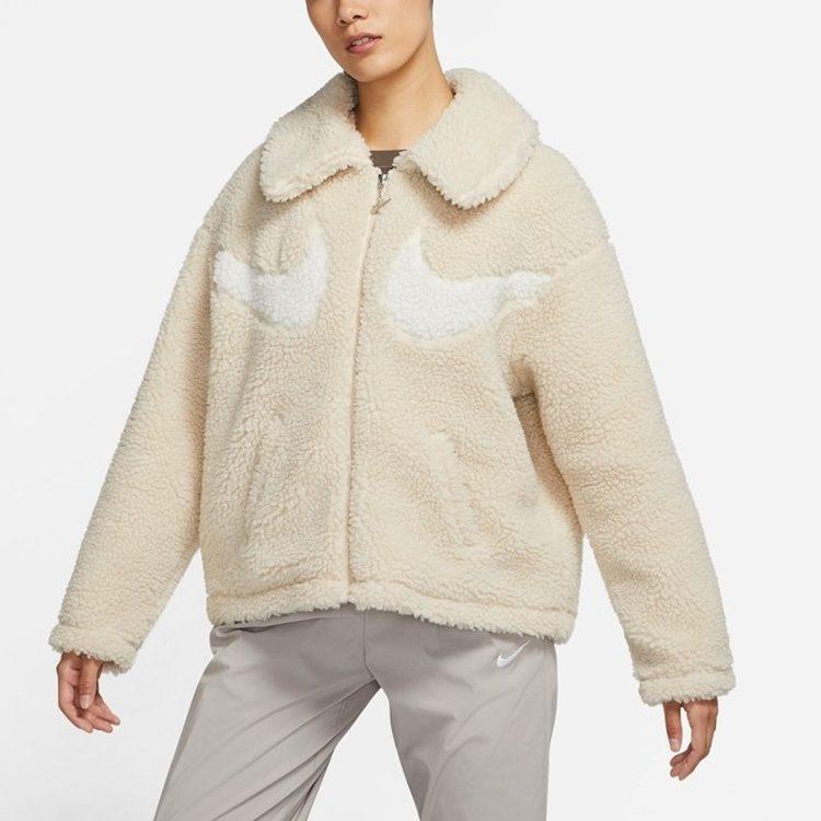 Nike Swoosh Women'ss Full Zip Jacket Asia Sizing Rattan/Sail DD5621-206