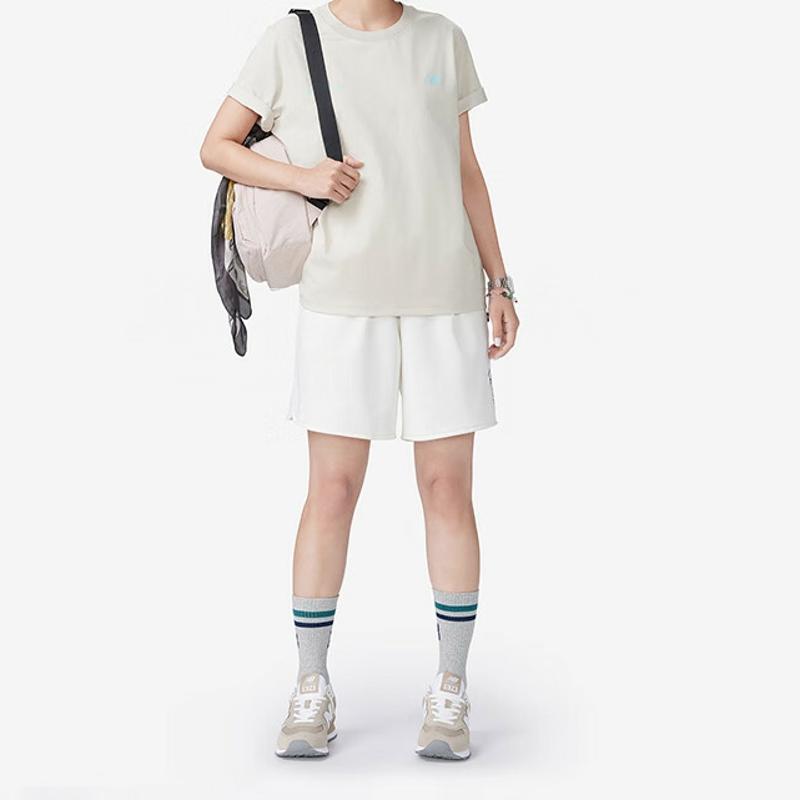 New New Balance Fabric Backpack Trumpets Unisex White LAB43417-LIN
