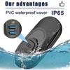 3-Ports USB Charger Socket Dual 18W QC3.0 & 30W PD3.0 12/24V Car Bus Boats Vehicle Universal Waterproof Charger Power Adapter