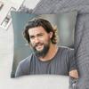 JJason Momoa Doublesided Printed Square Decorative Cushion Cover for Sofa Living Room Home Decor