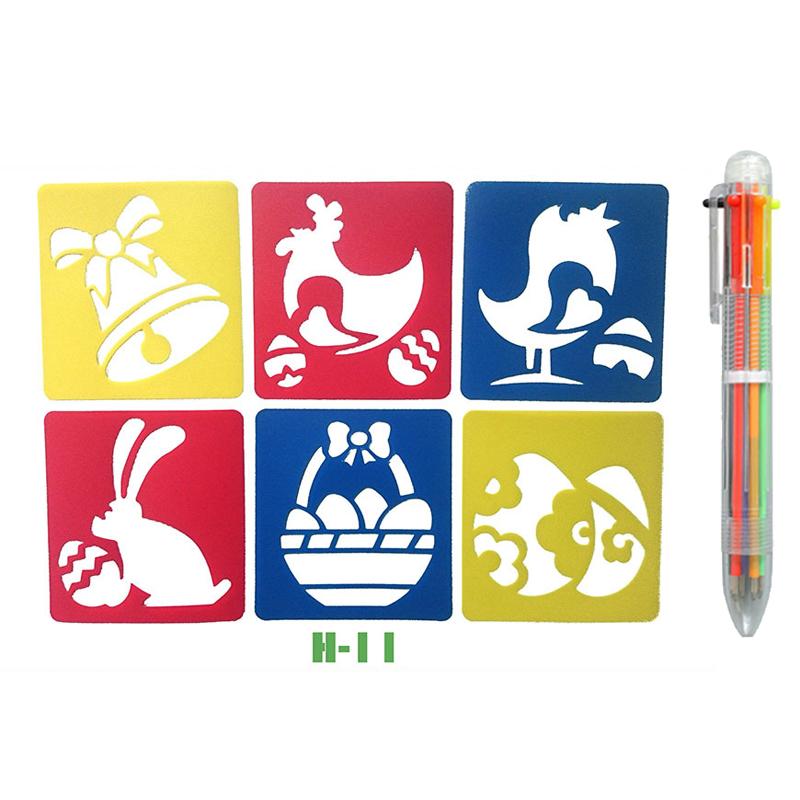 Kids Drawing Stencils Washable Reusable for Cartoon Themed Shape Template For Kid Toddlers Preschool Template Painting TMZ