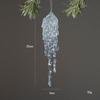 Crystal Clear Icicle Decorations Acrylic Party Holiday Decor Christmas Tree Ornaments