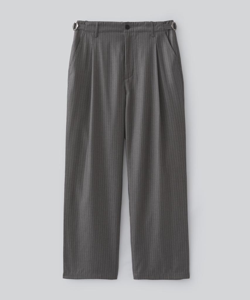 Pabeulega Arco Stripe Pants (Medium Grey)