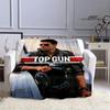 Classic Movie Top Gun Blanket Fashion Warm Blanket Flannel Blanket Bed Linings Home Travel Blanket Bed Linings Birthday Gift