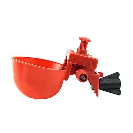 5 Pcs Poultry Chicken Duck Feeder Automatic Water Drinking Cup Bowl Fowl Drink