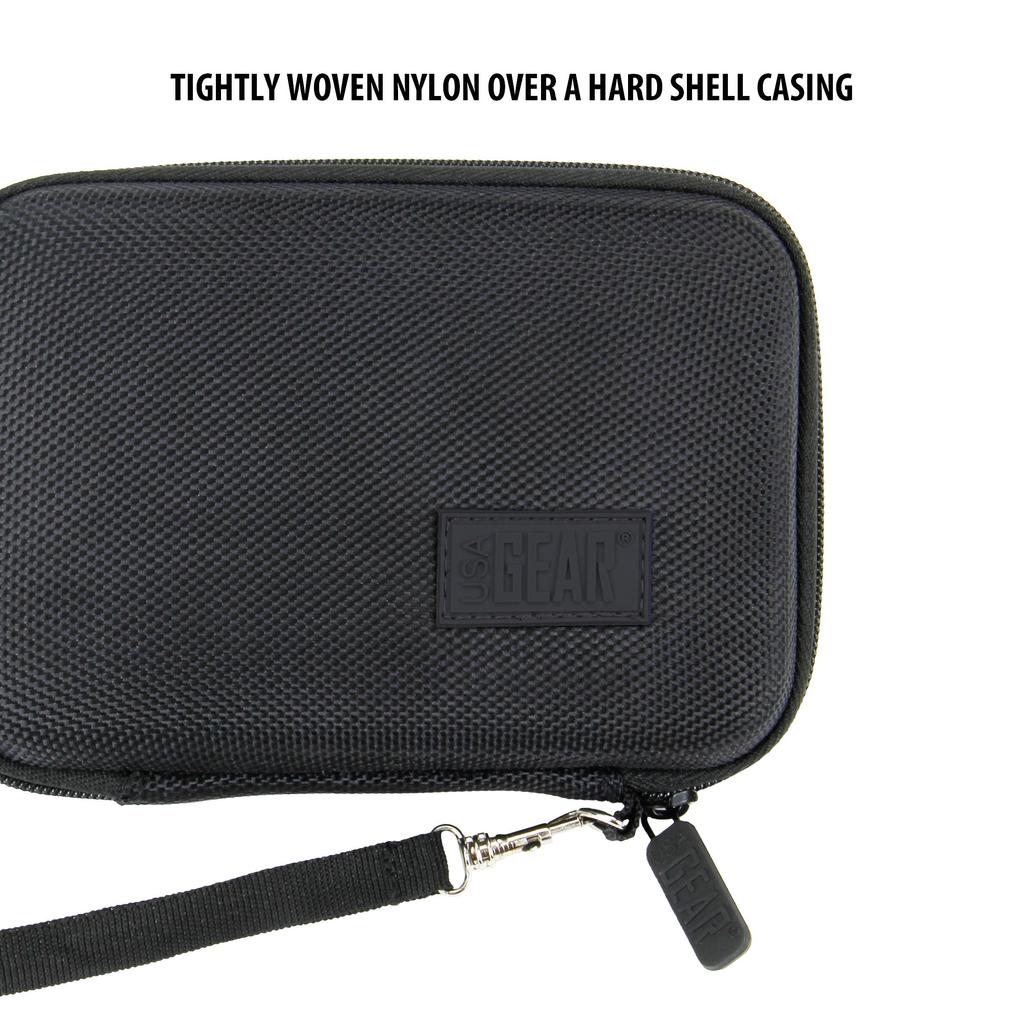 USA Gear Hard Protective Thermal Image Carrying Case Compatible with FLIR FLIR FLIR Seek FastFrame PerfectPrime IR005 and Other Thermal Imagers Black