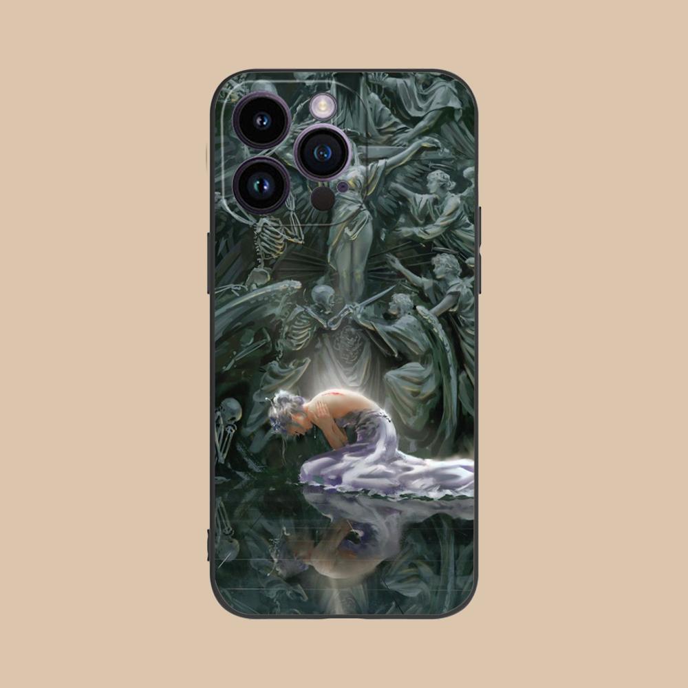 Anime Ghostblade Mobile Phone Case for iPhone 17 16 15 14 13 12 11 X XR XS 8 7 Air Pro Max Plus Mini Colorful Cover Cover Luxury