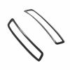 For MG4 EV2022-2024 Car Rear Fog Light Cover Trim Foglight Bezel Tailgate Bumper Sticker Accessories ABS Carbon Fiber 2x