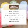 Long Plush Faux Fur Yarn Thickness Knitting Yarn Thread New Fluffy Mink Yarn  DIY Crocheting Hat