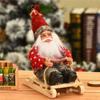 Sitting Home Decoration Kids Toys Christmas Tree Accessories Desktop Santa Claus Doll Xmas Ornament