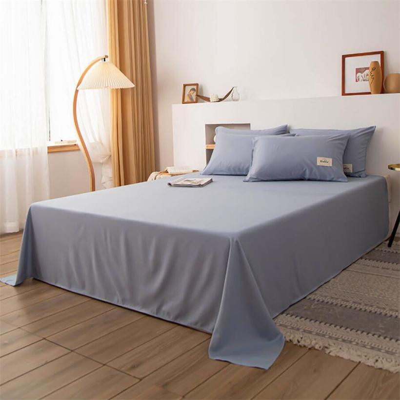 

Простыня из стираного хлопка, однотонное покрывало на кровать, односпальная, двуспальная, простыня размера «queen-size», постельное белье, мягкое покрывало (Наволочка можно заказать) 230x230cm