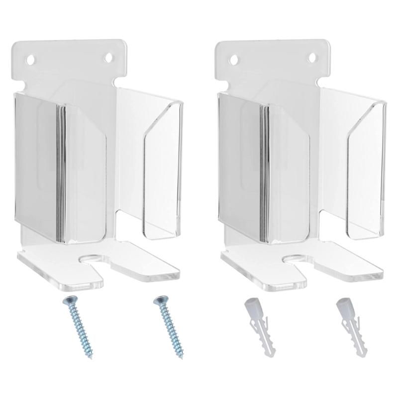 Wall Hanging Acrylic Shaver Storage Rack Acrylic Bathroom Razors Organizers Wall Mounted Space Saving Shaving Tool Shelf