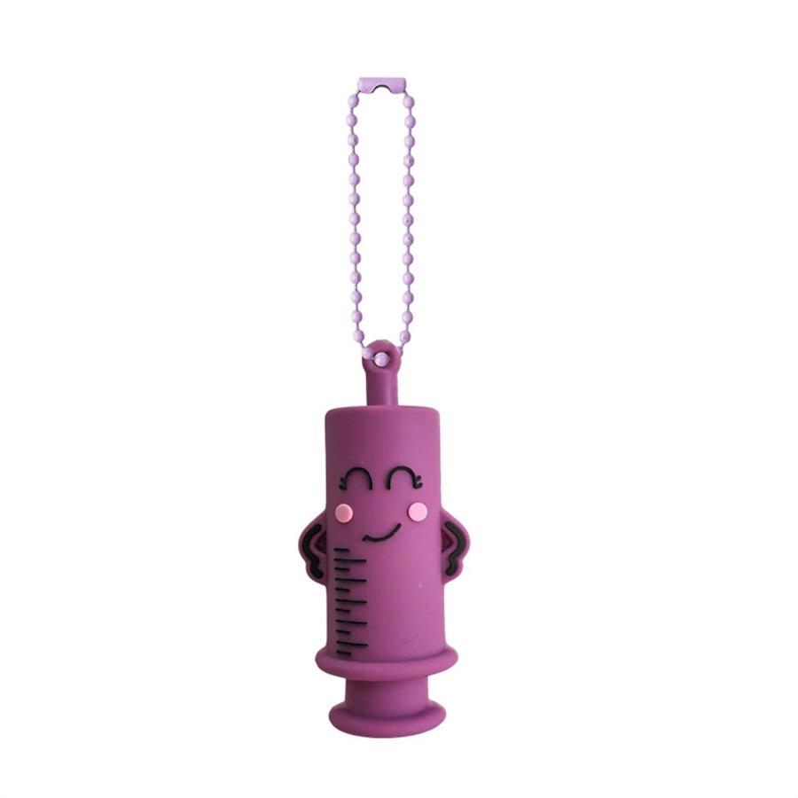 Syringe-Shaped Ampoule Opener Keychain: Nurse's Day Gift & Promotional Item