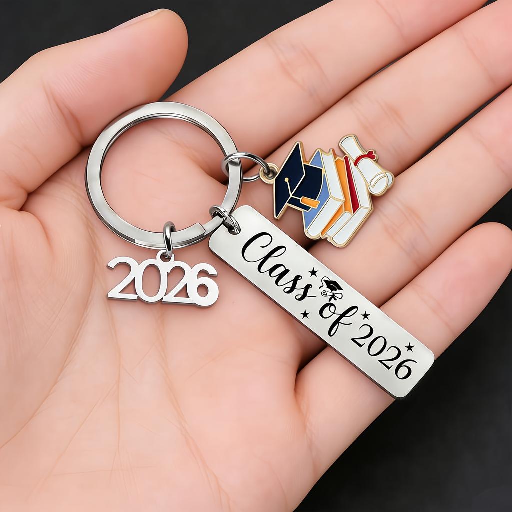 1 Piece, a Gift for the 2026 Graduates, an Ideal Keychain Gift for High School and College Graduates (male and Female).