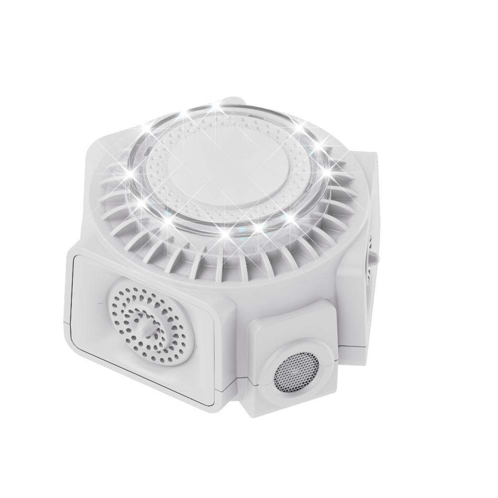 Plastic Electronic Rat Repeller Plug-in Rodent Repellent Ultrasonic Pest Repeller Indoor Use белый
