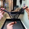 Women Sexy See Through Thong Fine Mesh Panties Open Buttocks G String Underpants Low Waist Adjustable Belt See-Through Lingeri