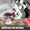 1Pc 6-in-1 Revolving Hole Punch Tool Heavy Duty Stainless Steel Comfort Grip for Leather Plastic Fabric Paper Card DIY Projects
