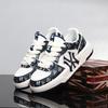 Autumn casual board shoes new summer couple breathable dad shoes leather increase 12