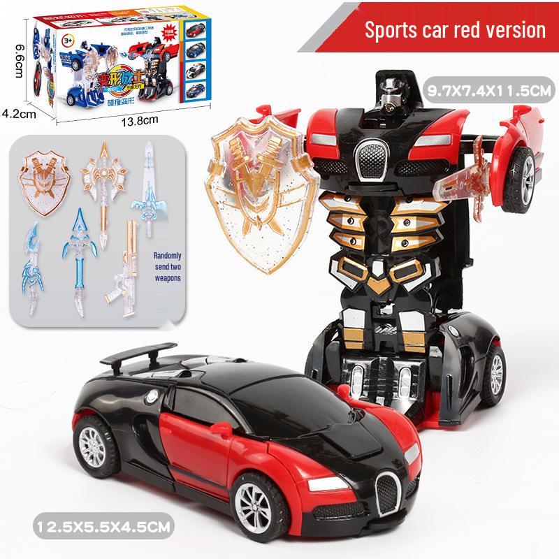 Cross-Border Transforming Inertia Toy Car | Educational Racing Model for Kids