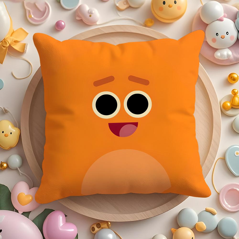 Bumble Anime N-Nums Povlak na polštář Domů a do auta Víceúčelový povlak na polštář - Oboustranný, Měkký a Odolný pro každodenní použití
