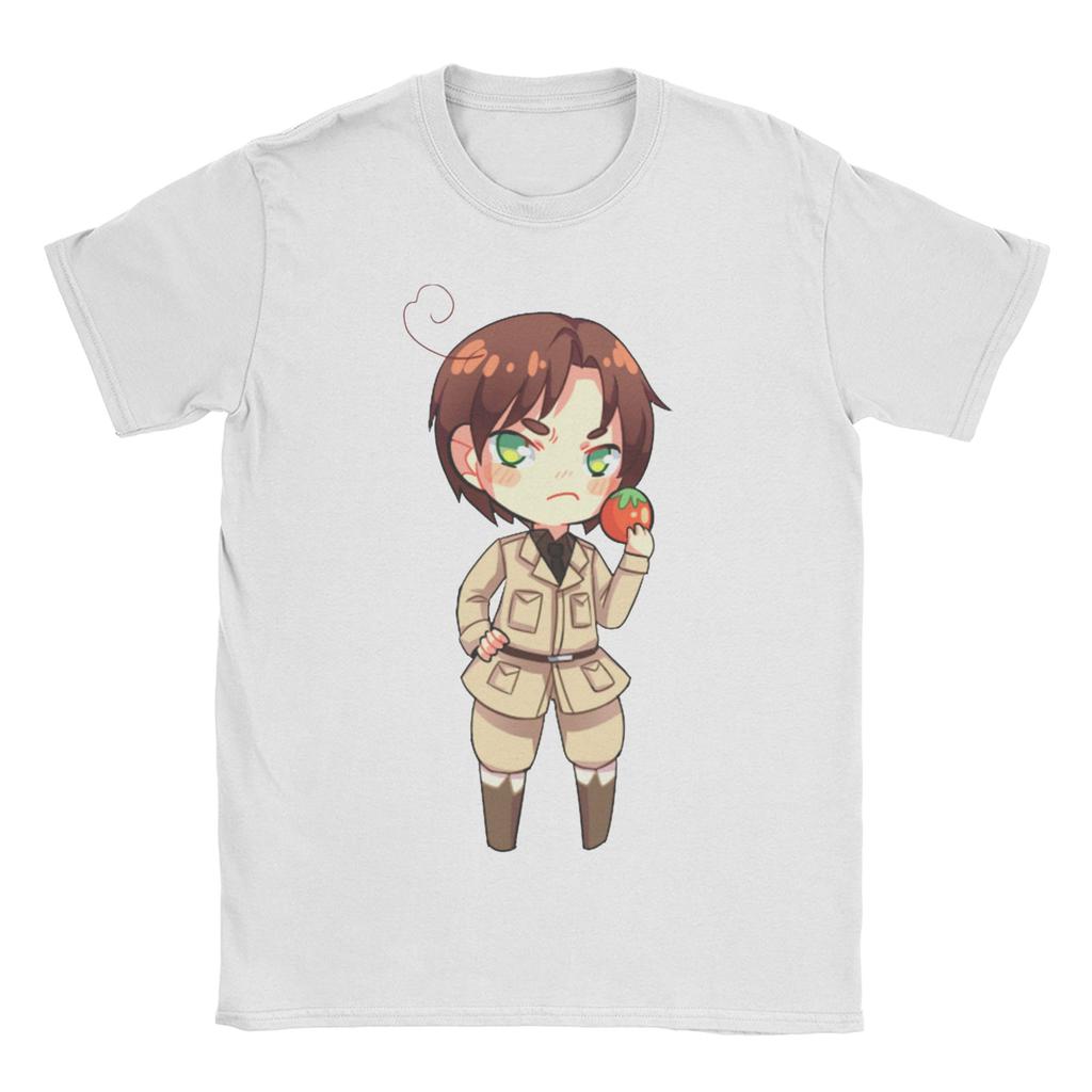 Chibi Belarus Hetalia T Shirts for Unisex Cotton TShirt Axis Powers Hetalia Anime APH World Tee Shirt Short Sleeve Clothes
