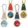 Fieldwork Moomin Analog Pocket Watch with Snufkin and Moomin Carabiner Women's Keychain, KC2, Green, MOM014-4