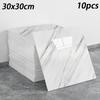 10Pcs Marble Wallpaper Super Strong Adhesive Waterproof Sticker For Bathroom Kitchen Decor Design
