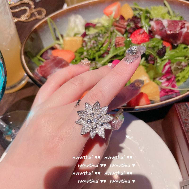 Iris Purple Lotus Gem Pearl Necklace, Tahiti, 18K Gold Plated, Radiant Petal Lotus Leaf Zircon Ring