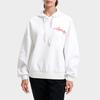 FILA Athletics Letter Print Loose Sports Knit Hoodie Women hoodies Jade-White A11W311210F-WT
