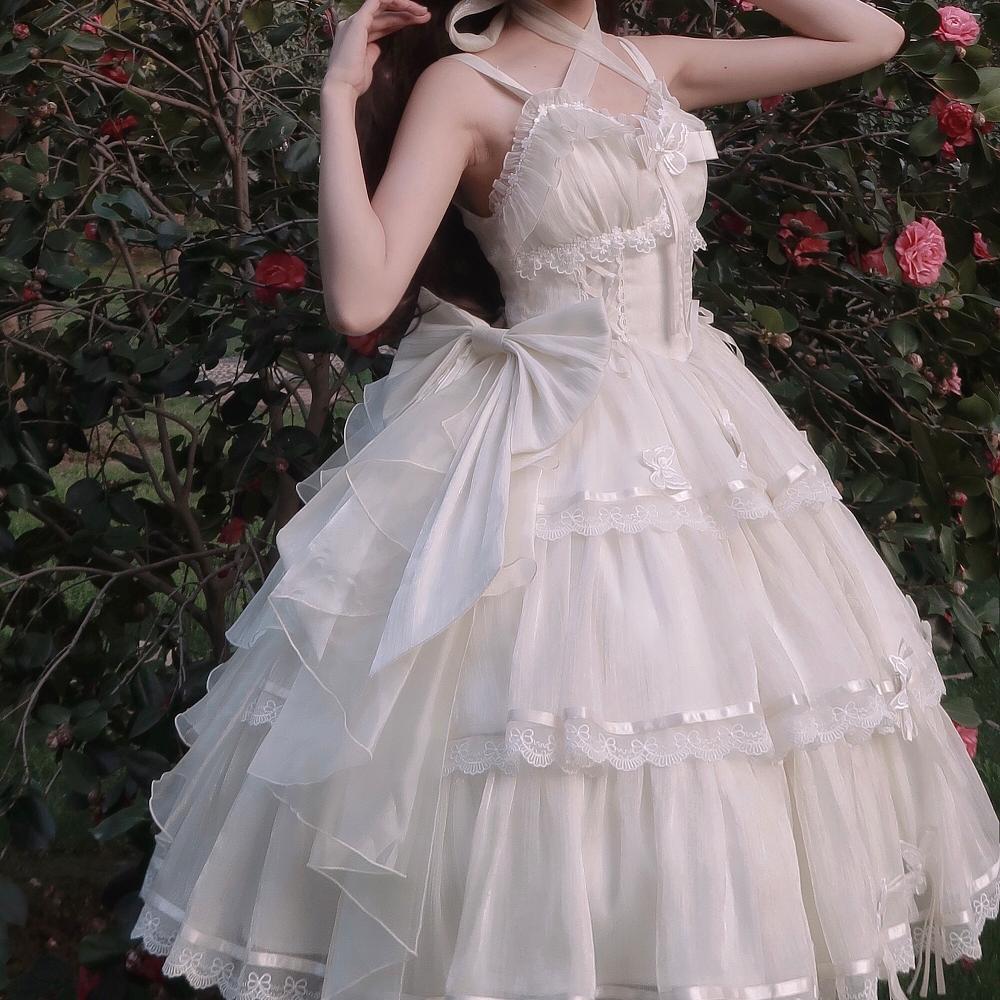 Miss Fulla JSK Gorgeous Lolita Sweet Sling Dress Birthday Dress