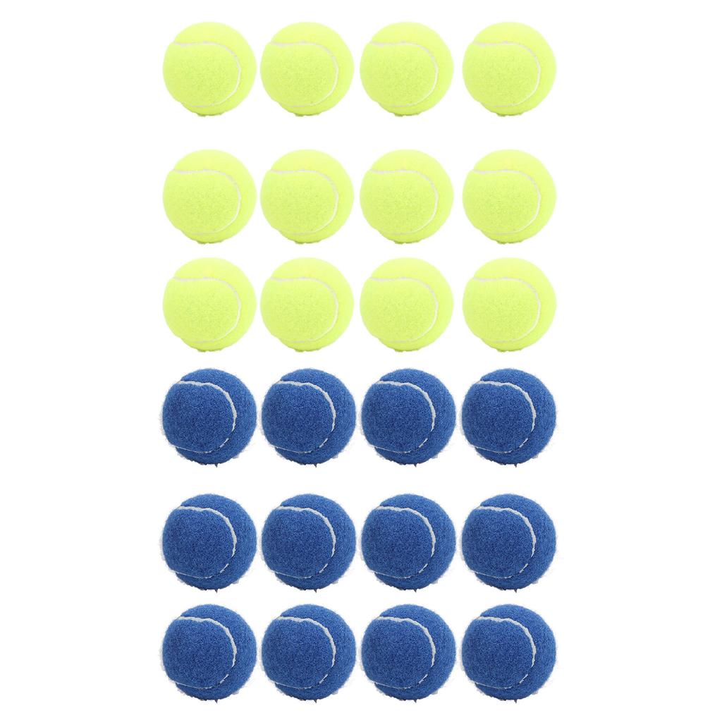 12 Pack Tennis Balls Rubber Felt Pressure Training Tennis Balls Practice Balls with Storage Bag for 