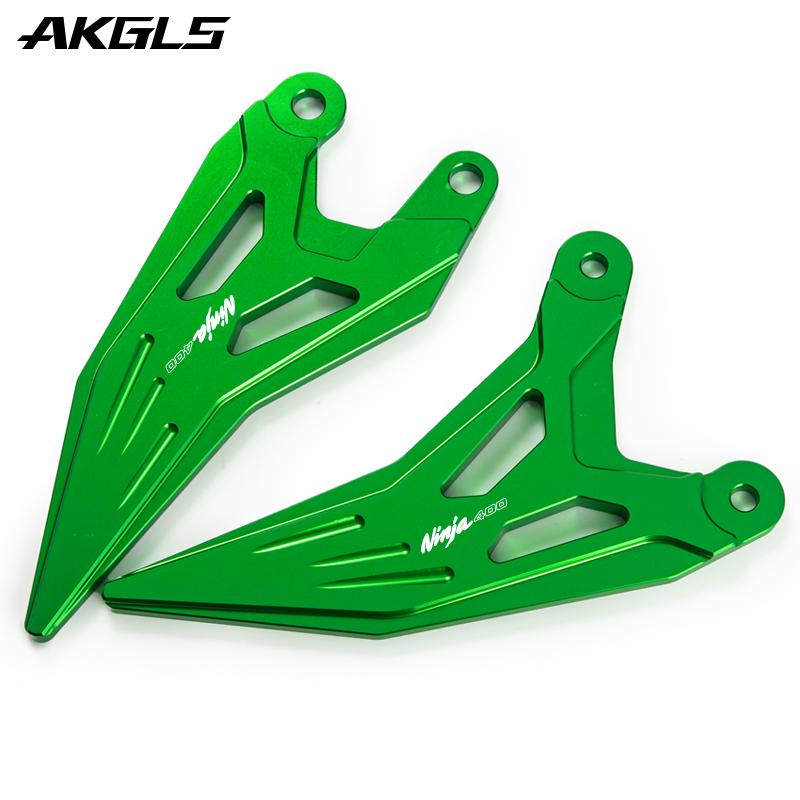 For Kawasaki Ninja 400 Z400 NINJA400 2018    Motorcycle Footpedal Pedal Kit Heel Plate Protective Cover