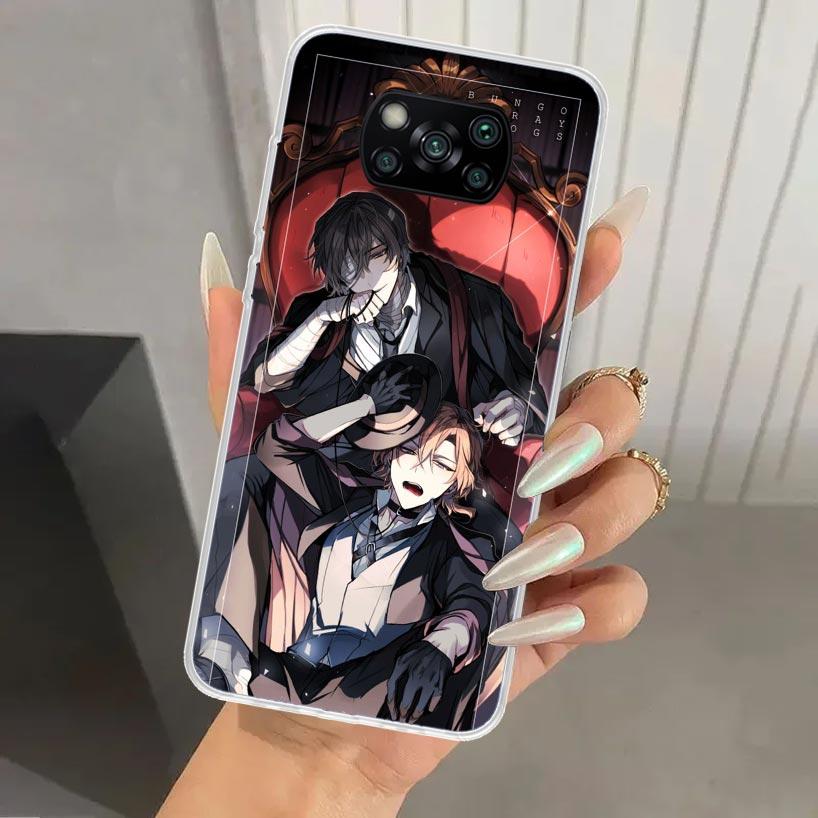 Bungo Stray Dogs Double Black Phone Case for Xiaomi Poco X7 X6 X5 X4 X3 Nfc F7 Ultra F6 F5 Pro F4 GT F3 M6 M5S M4 M3 Soft Print