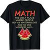 Mathe Wassermelonen Liebhaber T-Shirt Mathematik Zahlen Berechnung T-Shirt