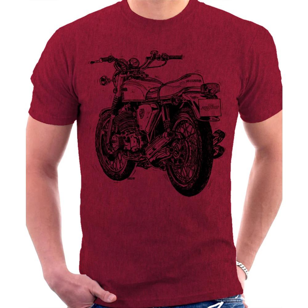 

Honda Mens and Womens Tshirt Honda CB 750 Summer New Motorcycle Tee Racing Shortsleeved Spring Cycling Offroad Loose Top S