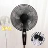 5Pcs Round Shape Fan Dust Cover Oxford Cloth Mesh Fan Cover Dust-Proof Fan Safety Cover  Summer