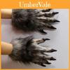 Urkomische Latex Werwolf Klauenhandschuhe für Cosplay Halloween Kostüme und Party Requisiten