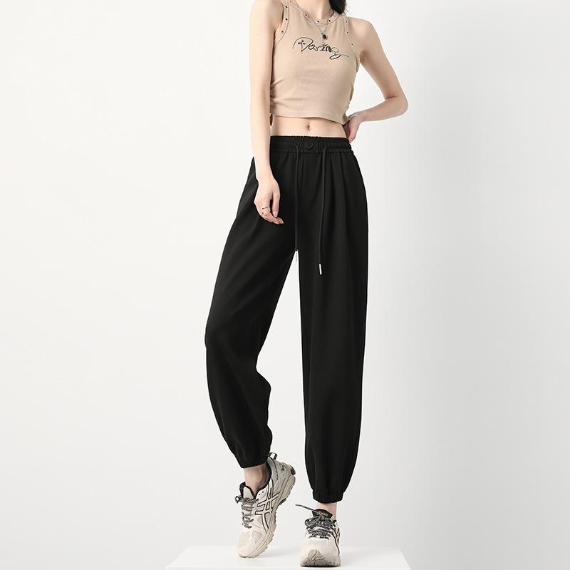 Sweatpants Women's Spring and Autumn New Loose High Waist Skinny Sweatpants Versatile Casual Leggings Lantern Harlan Pants