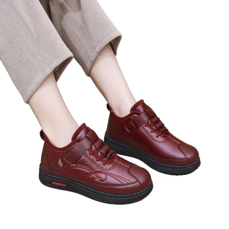 2025 New Winter Women's Cotton Boots Anti slip Comfortable Cotton Shoes Warm Outdoor Anti slip Women's Shoes Zapatos de Mujer